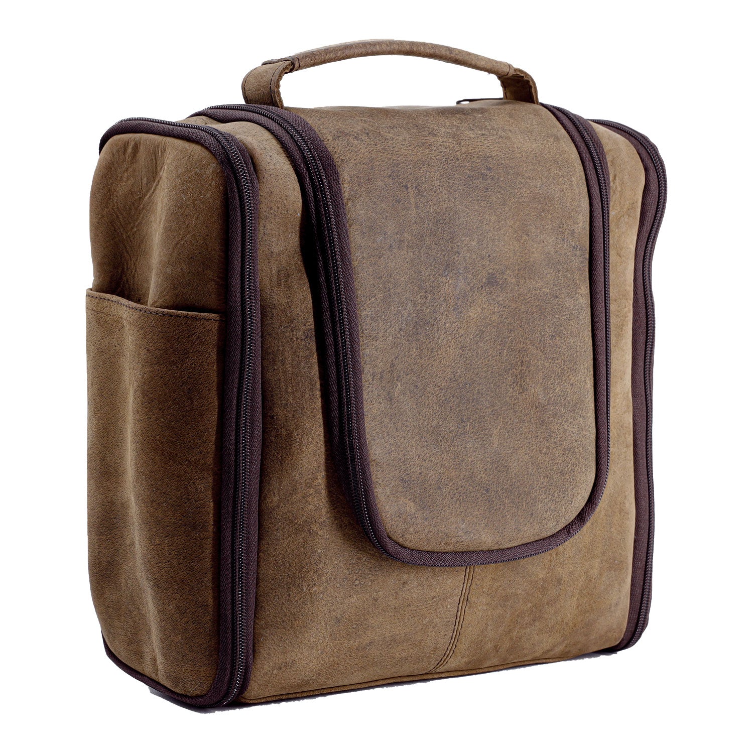 Leather toiletry bag for travel shave kit Bathroom Accessories hygiene Doop  Kit4 | eBay
