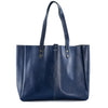 KomalC Leather Shoulder Bag Tote for Women Purse Satchel Travel Bag shopping Carry Messenger Multipurpose Handbag (15 INCH, Blue Zodiac)