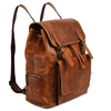Leather Backpack Rucksack Travel Laptop Camping School College Bag for Men Women