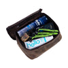 Genuine Unisex Vanity Leather Dopp kit - Travel Toiletry Bag Shaving Kit