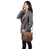 Leather Crossbody 12 inch Bag for women purse tote ladies bags satchel travel tote shoulder bag