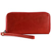 Women's Leather Purse Satchel Handbag clutch Evening Bag Gift For Women cherry red