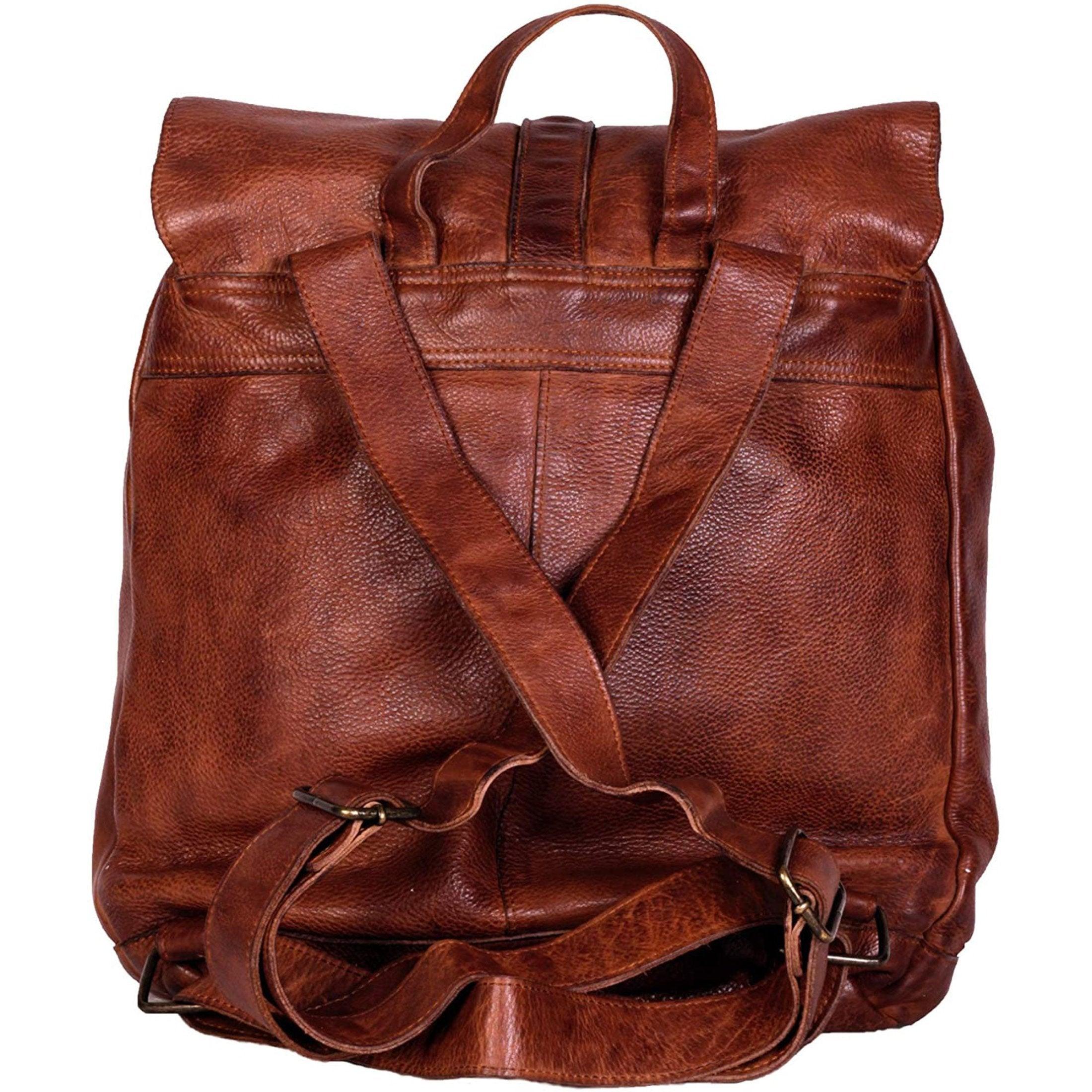colored leather backpack for school KomalC Leather Backpack