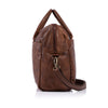 Leather Briefcase Messenger Bag Laptop Bag Satchel Bags for Men briefcases Office Bag (Tan)