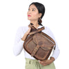Leather Crossbody 12 inch Bag for women purse tote ladies bags satchel travel tote shoulder bag