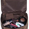 Genuine Unisex Vanity Leather Dopp kit - Travel Toiletry Bag Shaving Kit