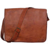Leather Vintage Men's 16 Inch Leather Laptop Messenger Pro Satchel Men's Bag