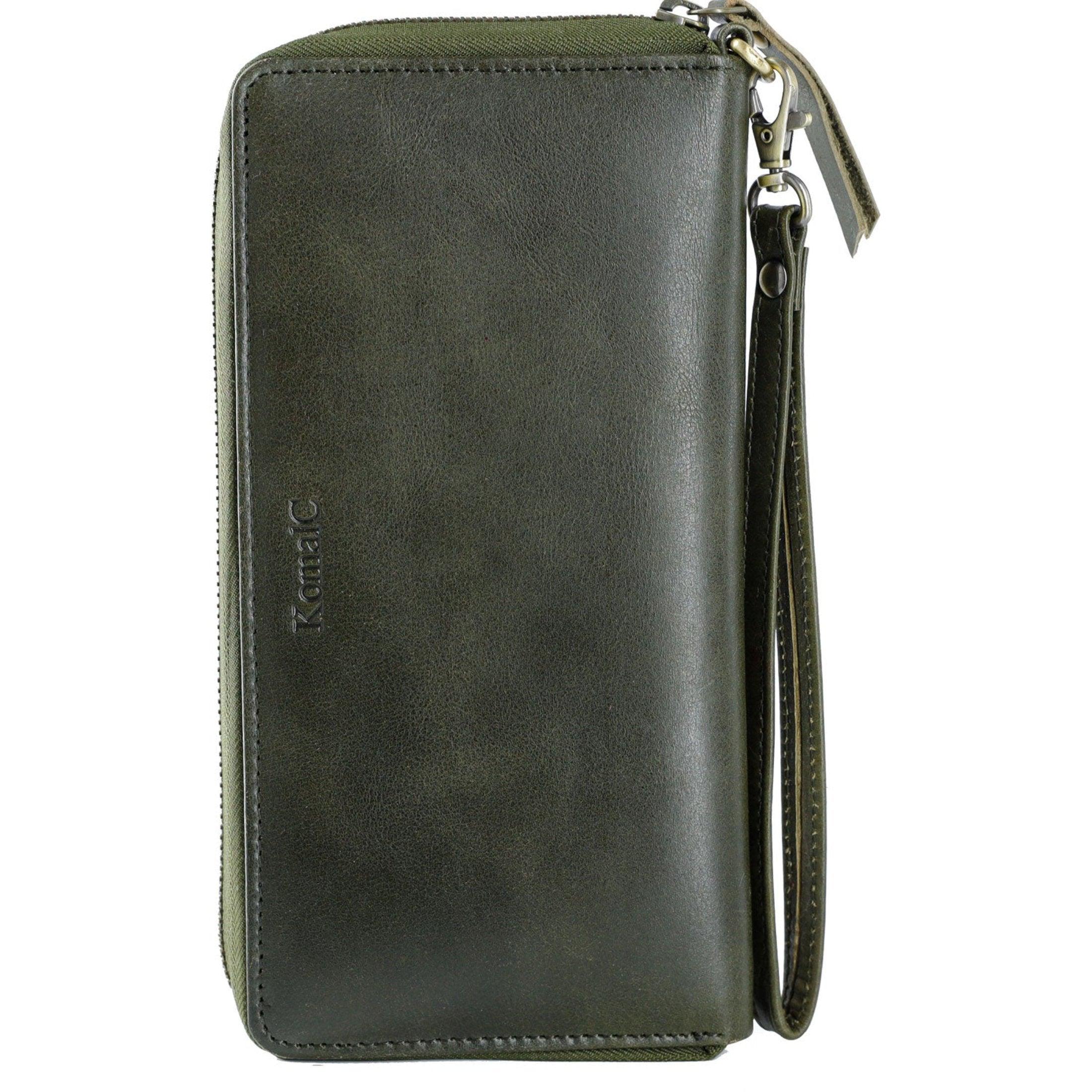 Secure leather wallet for casual or formal use