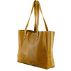 KomalC Leather Shoulder Bag Tote for Women Purse Satchel Travel Bag shopping Carry Messenger Multipurpose Handbag (15 INCH, Luxor Gold)