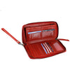 Women's Leather Purse Satchel Handbag clutch Evening Bag Gift For Women cherry red