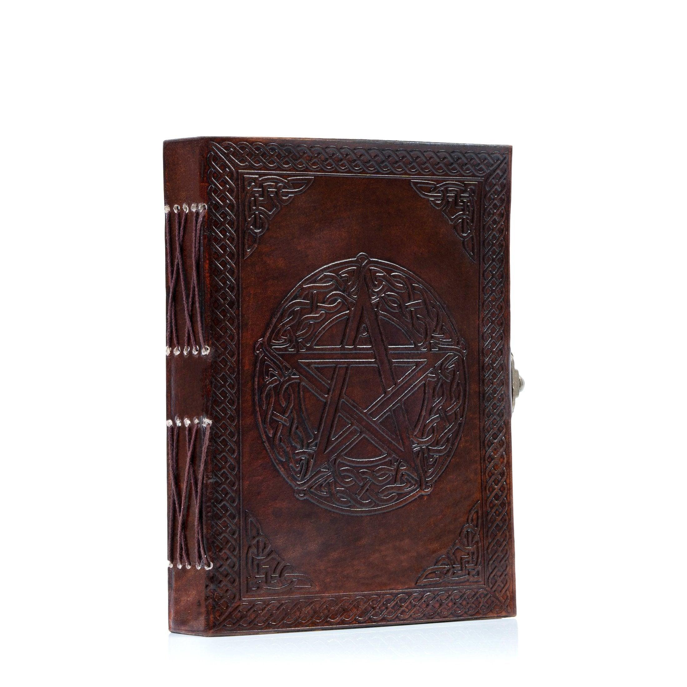Handmade bound leather journal for men and women