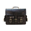 KomalC Genuine Leather Briefcase Laptop Messenger Bag Best Computer Satchel Handmade Bags for Men