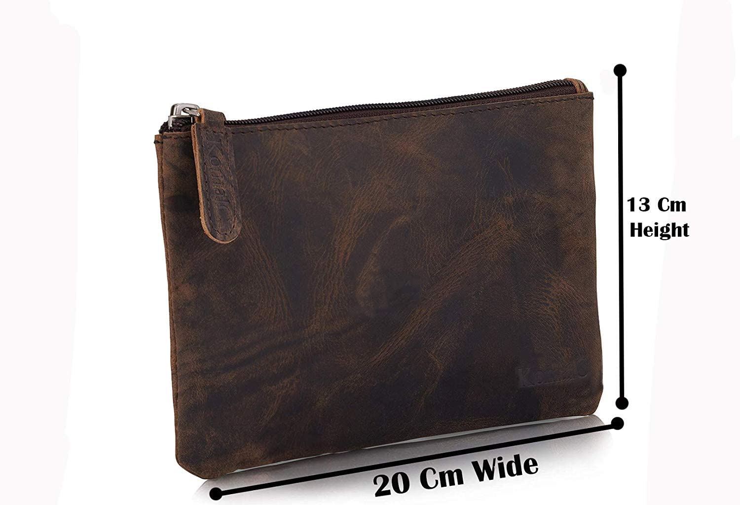 Practical Leather Pencil Case Pen Bag Box – LeatherNeo