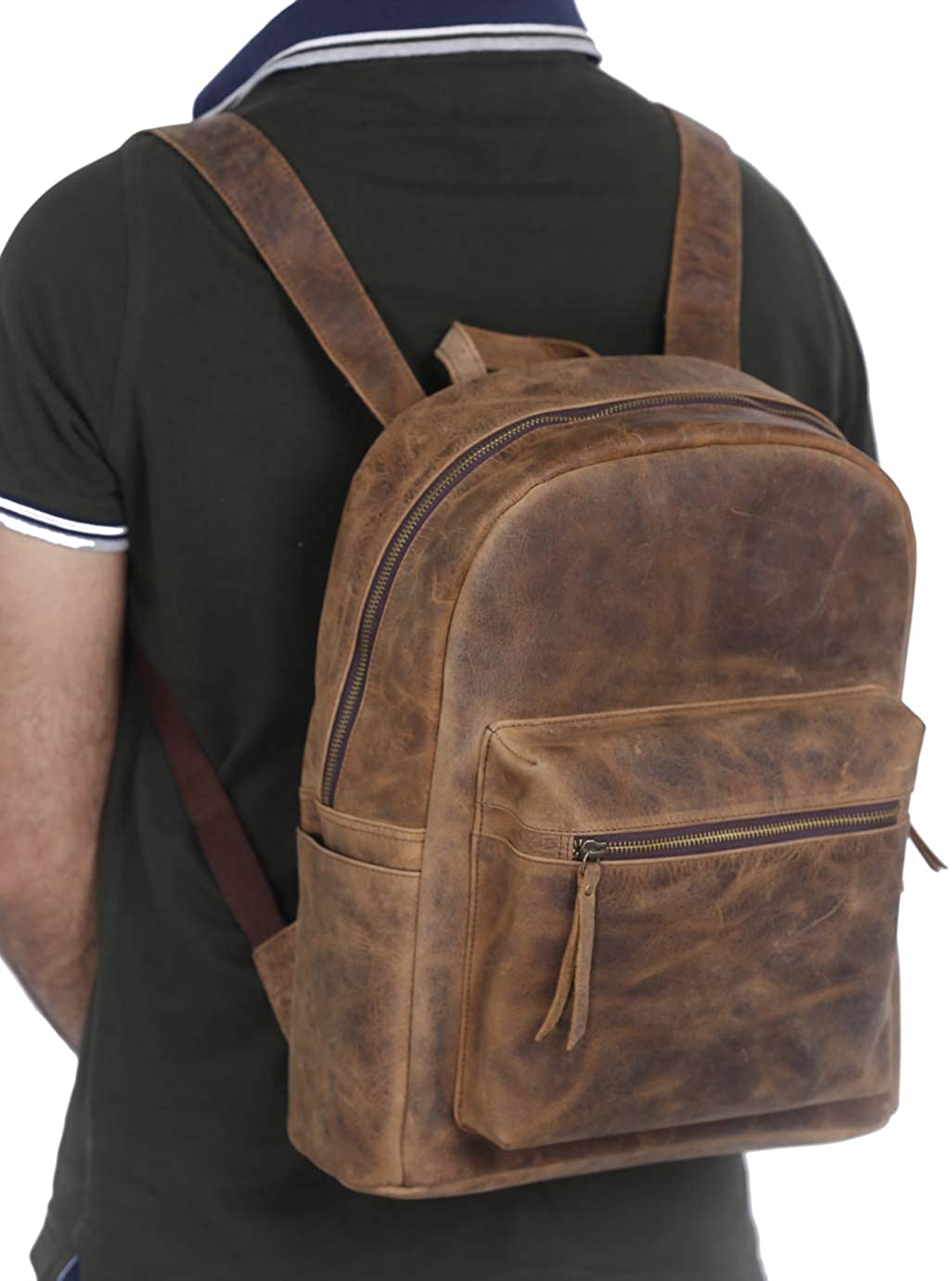 Leather Backpack for Men, 13 Inch Laptop Bag, Work Bag, Birthday Gift for  Him, Genuine Leather Rucksack, Personalized Gift for Men 