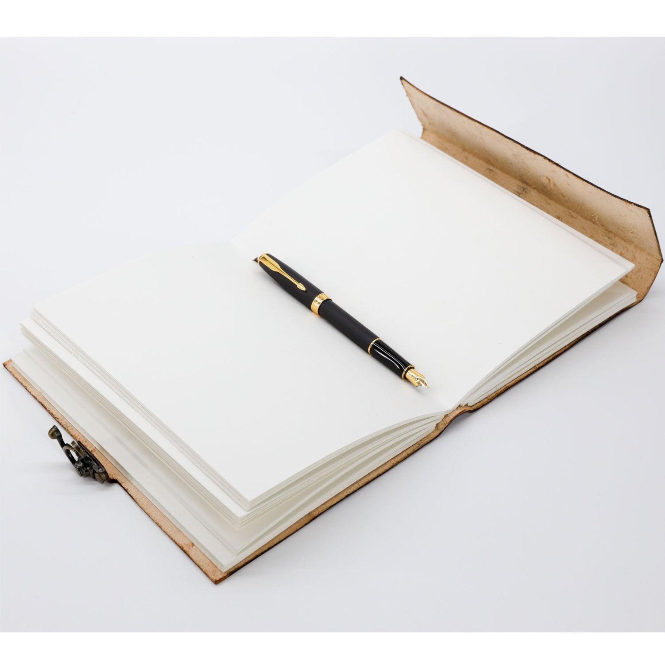 Unlined paper leather journal