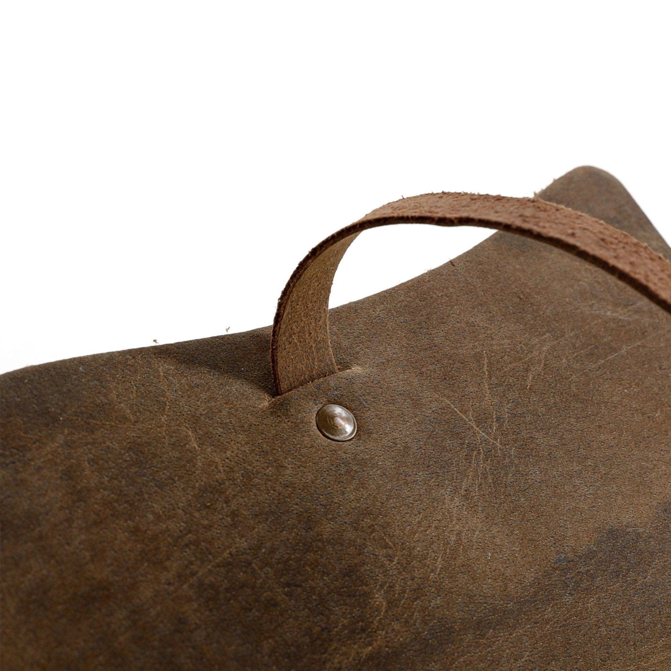 Eco-friendly full-grain buffalo leather notebook