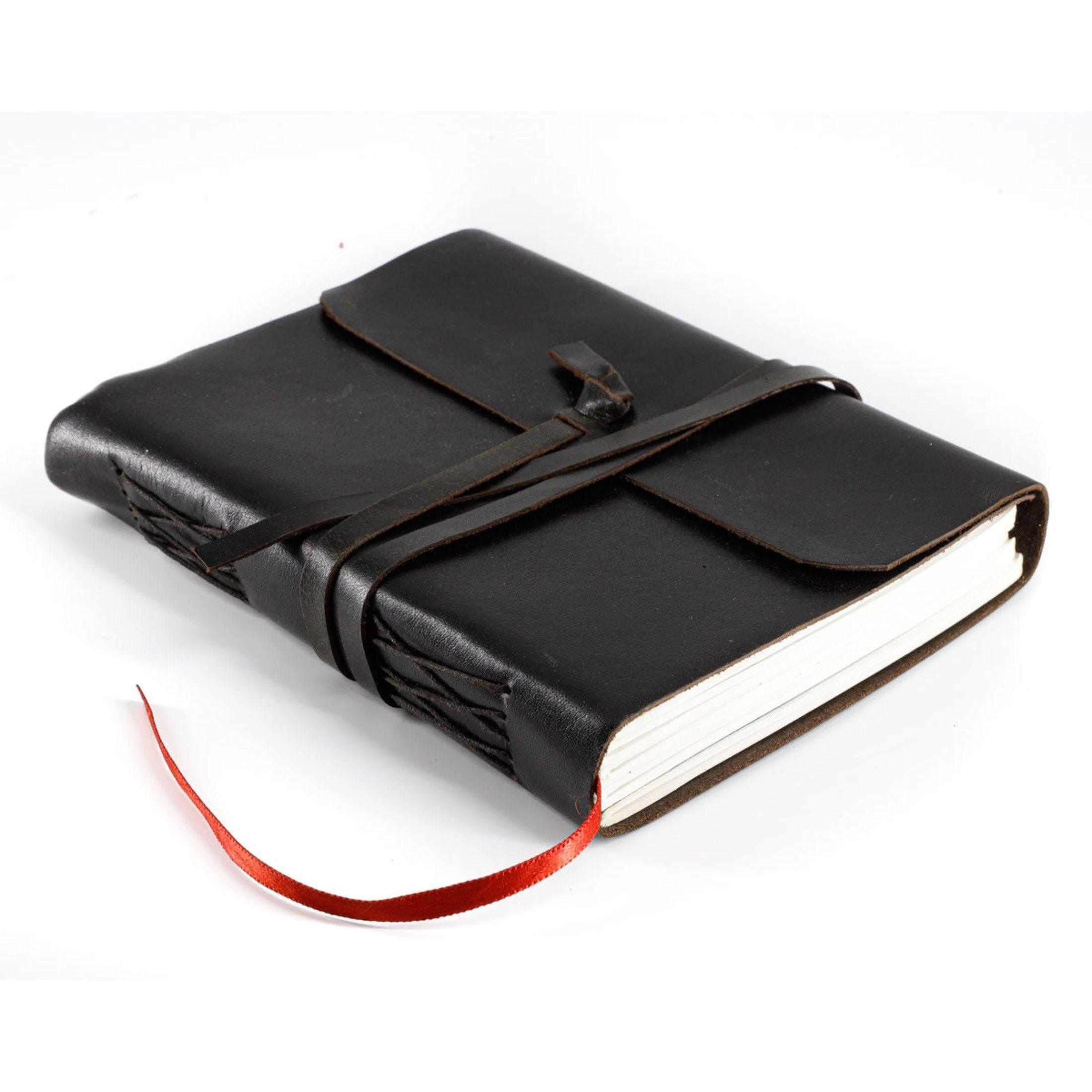 Compact 7x5 leather diary for travelers