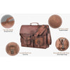Leather Briefcase Laptop bag 16 inch Handmade Messenger Bags Best Satchel by KPL