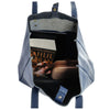 Leather Shoulder Bag Tote for Women Purse Satchel Travel Bag shopping Carry Messenger Multipurpose Handbag (15 INCH, Blue Zodiac)