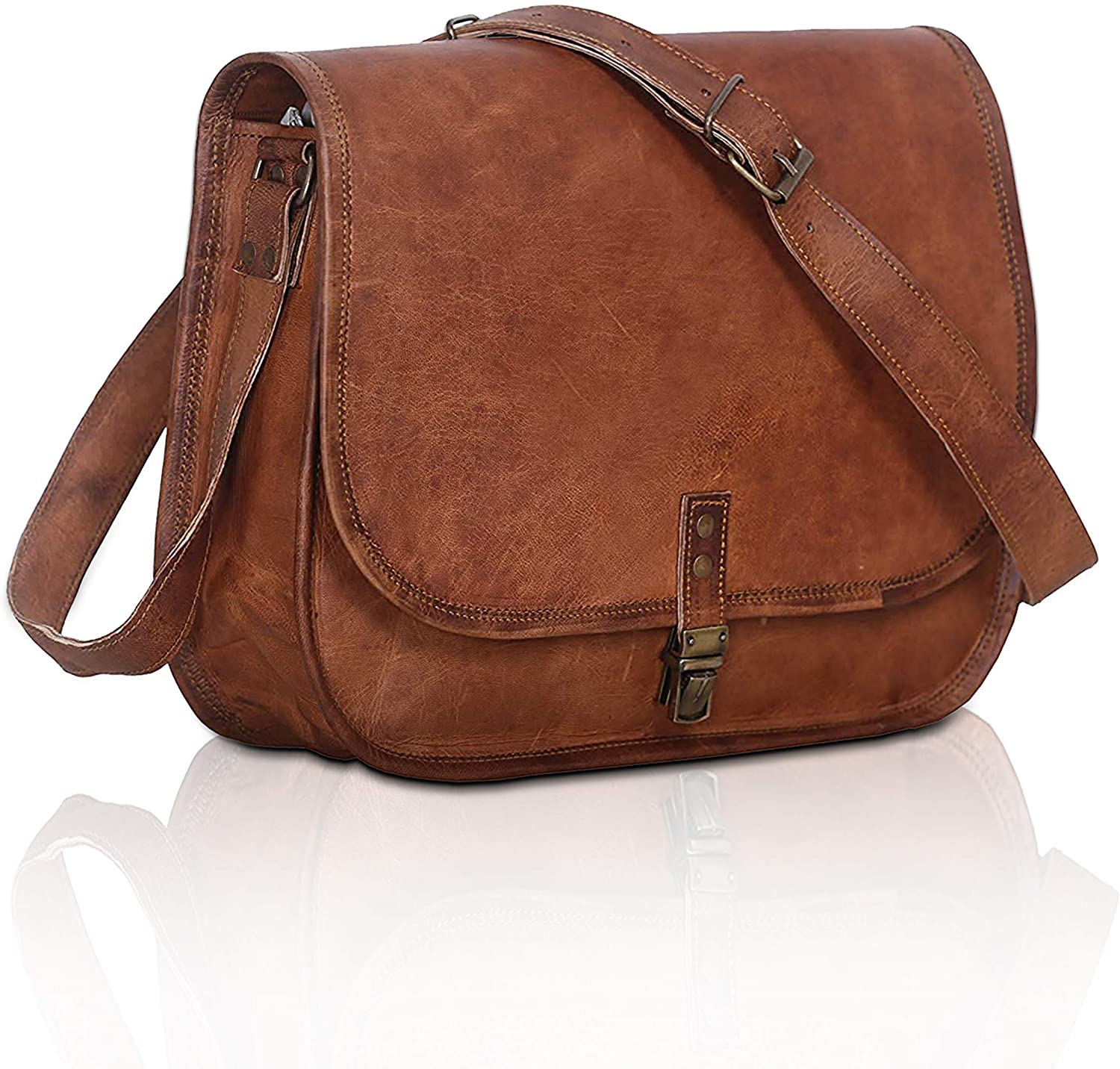 Amazon.com | Mens Womens Canvas Messenger Bag Shoulder Bag Multifunctional Travel  Purse Crossbody Handbag (Black) | Messenger Bags