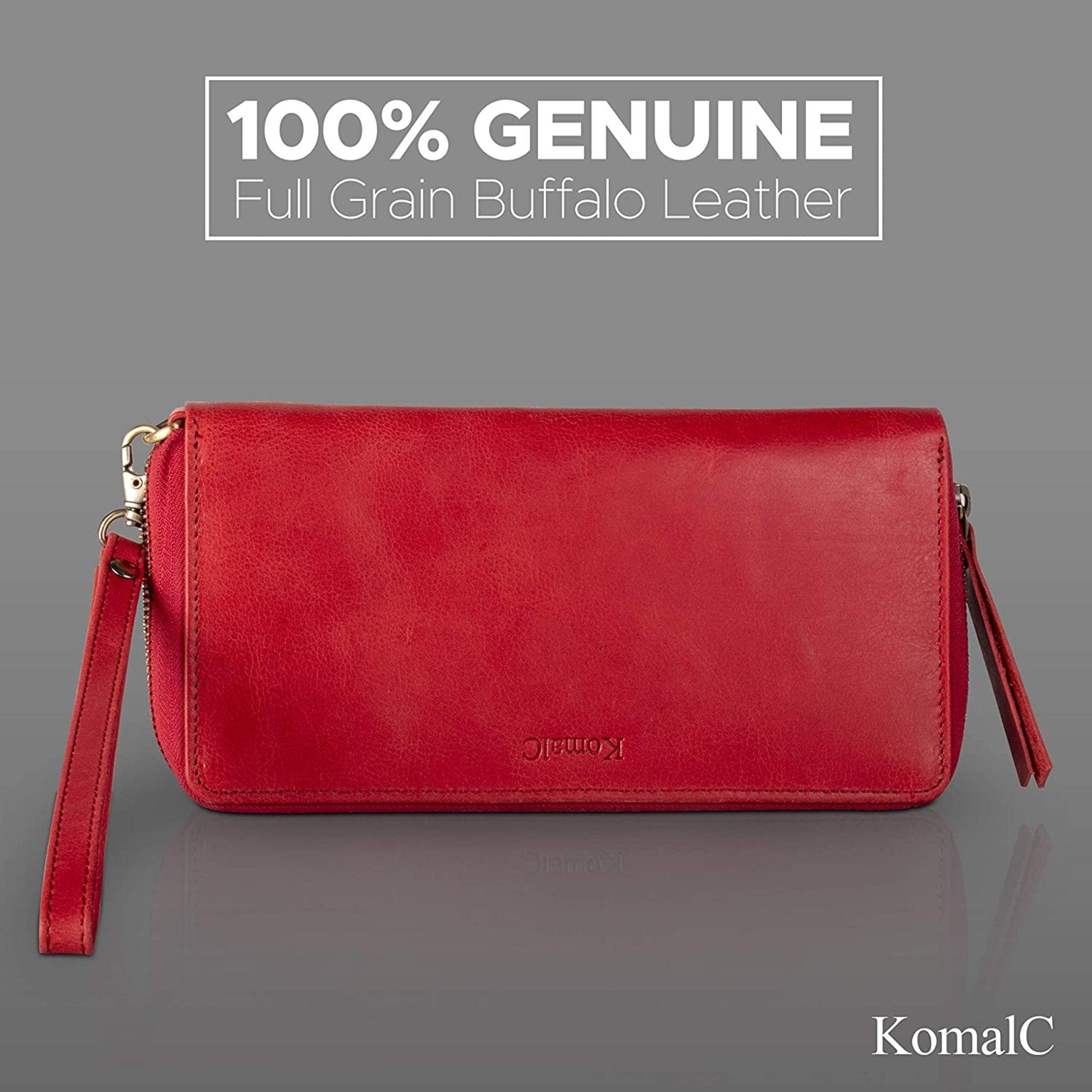 Vibrant leather purse for gifting