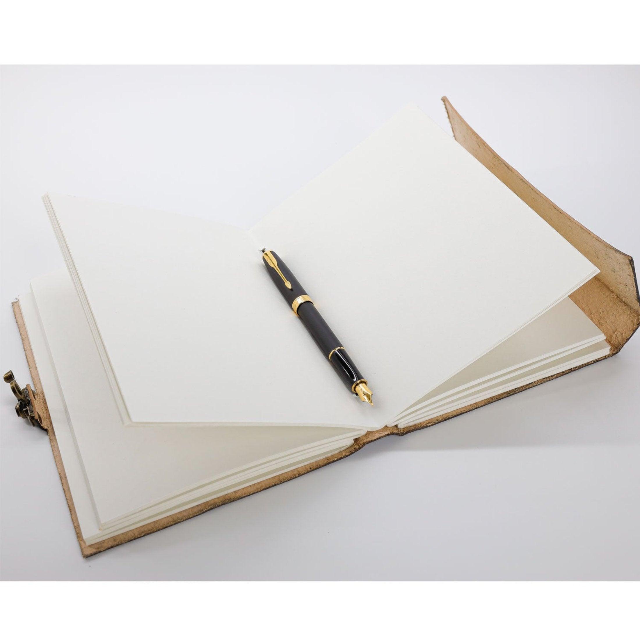 Unlined paper leather journal