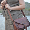 Leather Purse Women Shoulder Bag Crossbody Satchel Ladies Tote Travel Purse (10 Inch)