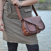 Leather Purse Women Shoulder Bag Crossbody Satchel Ladies Tote Travel Purse (10 Inch)