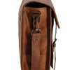 Leather 16 Inch Vintage Handmade Leather Messenger Bag for Laptop Briefcase Satchel Bag