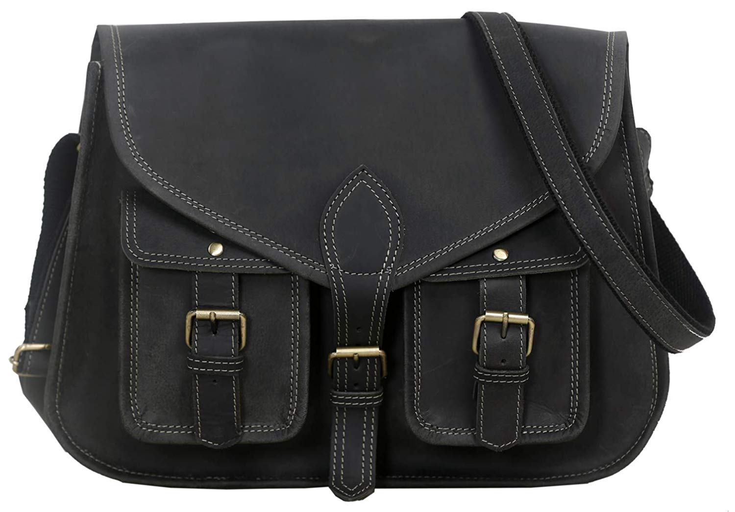Black Leather Crossbody Bags